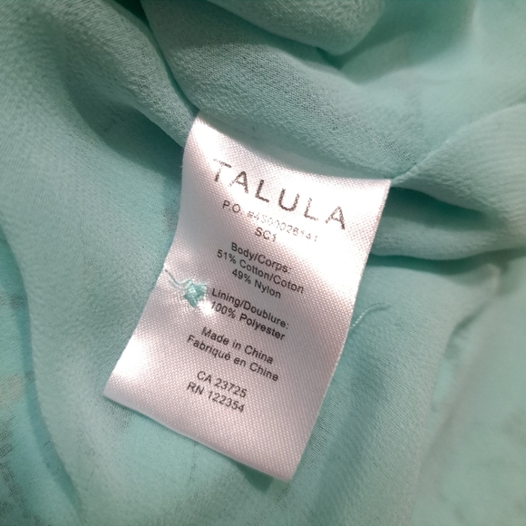 Talula | Blue floral lace sleevless blouse - Picture 6 of 9